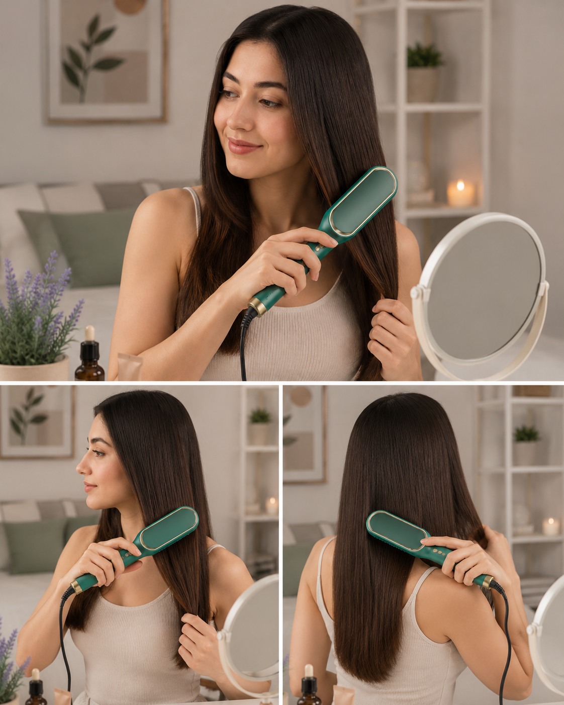 Hair Straightening Brush